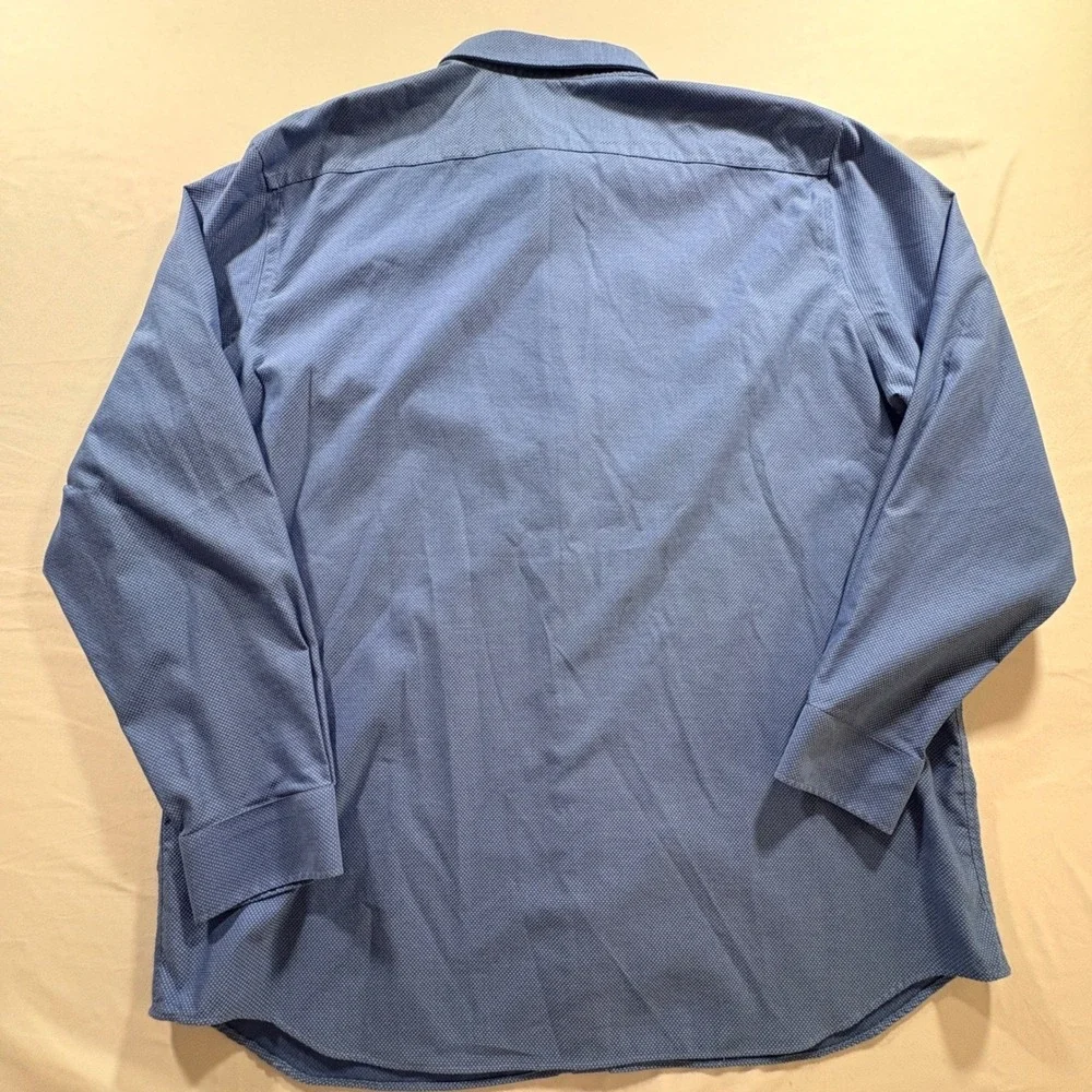 Banana Republic Button Down Shirt Mens XXL Blue Non-Iron Standard Fit Cotton